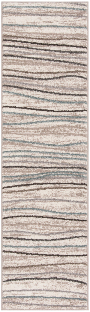 Safavieh Amsterdam Elegant Power-loomed Rug - Soft Polypropylene, Textured Pattern For Sophisticated Spaces Cream ,Beige Polypropylene Pile Ams111a-214