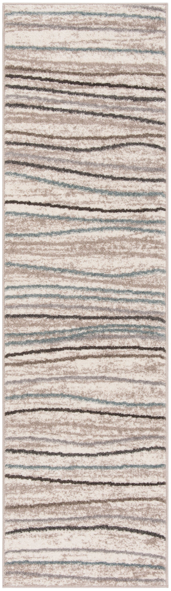 Safavieh Amsterdam Elegant Power-loomed Rug - Soft Polypropylene, Textured Pattern For Sophisticated Spaces Cream ,Beige Polypropylene Pile Ams111a-214