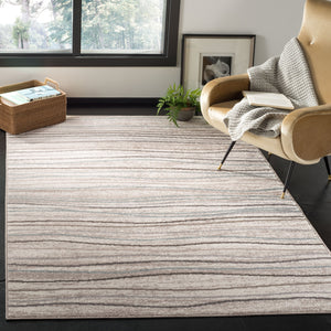 Safavieh Amsterdam Elegant Power-loomed Rug - Soft Polypropylene, Textured Pattern For Sophisticated Spaces Cream ,Beige Polypropylene Pile Ams111a-214