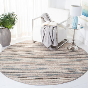 Safavieh Amsterdam Elegant Power-loomed Rug - Soft Polypropylene, Textured Pattern For Sophisticated Spaces Cream ,Beige Polypropylene Pile Ams111a-214