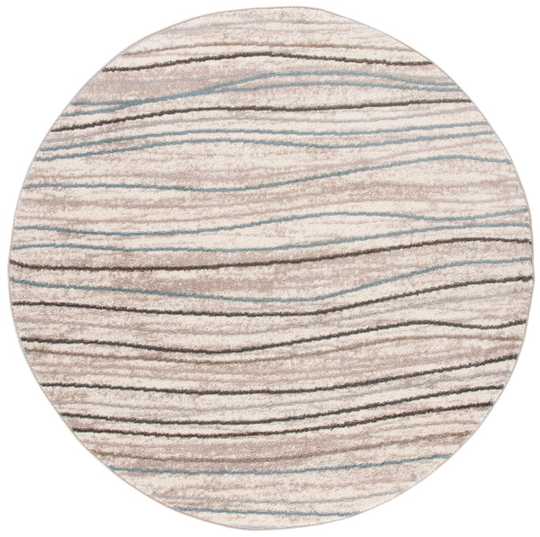 Safavieh Amsterdam Elegant Power-loomed Rug - Soft Polypropylene, Textured Pattern For Sophisticated Spaces Cream ,Beige Polypropylene Pile Ams111a-214