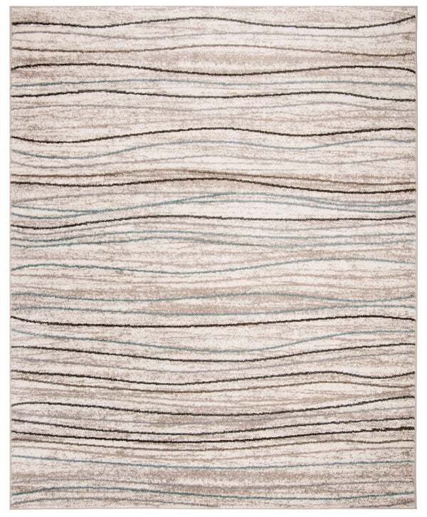 Safavieh Amsterdam Elegant Power-loomed Rug - Soft Polypropylene, Textured Pattern For Sophisticated Spaces Cream ,Beige Polypropylene Pile Ams111a-214