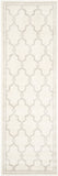 Safavieh Amhesrt 414 Power Loomed Rug Ivory / Light Grey 67% Polypropylene 18% Fibrillated Polypropylene 8% Latex 7% Poly-cotton(warp)