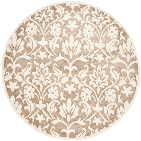 Safavieh Amherst 424 Power Loomed Rug Wheat / Beige 5' x 5' Round