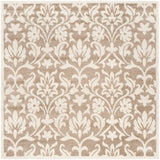 Safavieh Amherst 424 Power Loomed Rug Wheat / Beige 5' x 5' Square