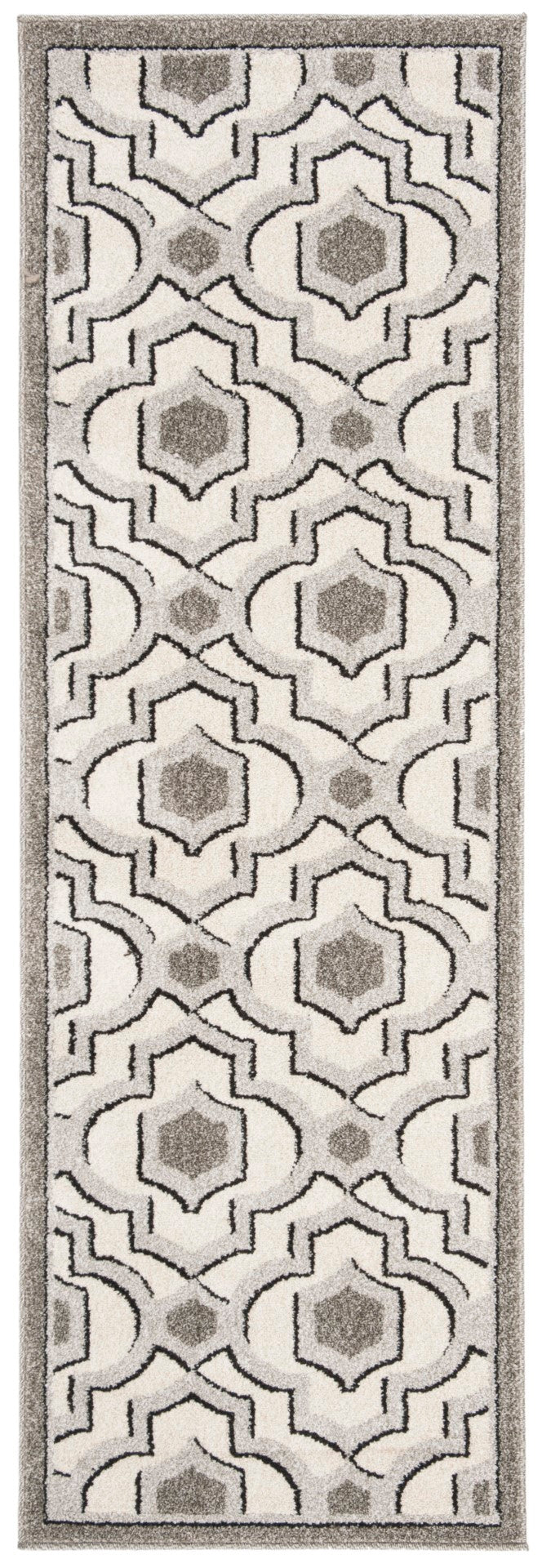 Safavieh Amherst 432 Power Loomed  Rug Ivory / Grey AMT432E-27
