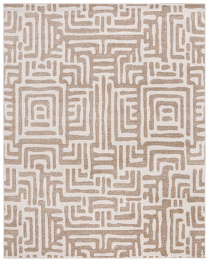 Safavieh Amherst Area Rug - Timeless Geometric Design For Modern Living Spaces, Durable & Eco-friendly Comfort Beige ,Cream 67% Polypropylene 18% Fibrillated Polypropylene 8% Latex 7% Poly,Cotton(Warp) Amt443s-5