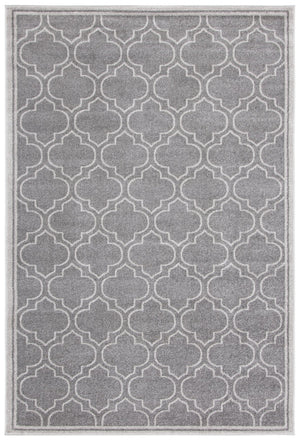 Safavieh Amherst Exquisite Area Rug With Timeless Trellis Design - Elevate Your Home With Turkish Elegance Grey ,Light Grey 67% Polypropylene 18% Fibrillated Polypropylene 8% Latex 7% Poly,Cotton(Warp) Amtl412c-5