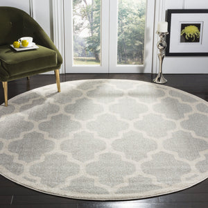 Safavieh Amherst Elegant Trellis Pattern Area Rug - Turkish Craftsmanship For Timeless Home Sophistication Light Grey ,Beige 67% Polypropylene 18% Fibrillated Polypropylene 8% Latex 7% Poly,Cotton(Warp) Amtw420b-211