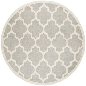 Safavieh Amherst Elegant Trellis Pattern Area Rug - Turkish Craftsmanship For Timeless Home Sophistication Light Grey ,Beige 67% Polypropylene 18% Fibrillated Polypropylene 8% Latex 7% Poly,Cotton(Warp) Amtw420b-211
