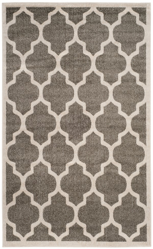 Safavieh Amherst 420 Power Loomed Rug Dark Grey / Beige 2'-3" X 7' AMTW420R-27