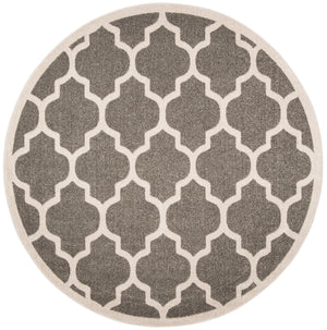 Safavieh Amherst 420 Power Loomed Rug Dark Grey / Beige 2'-3" X 7' AMTW420R-27