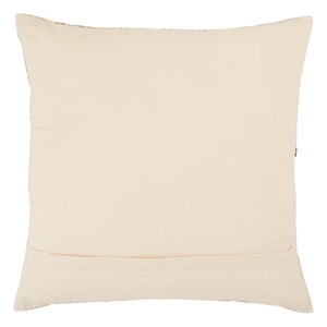 Jaipur Living Vibe by Jaipur Living Ayami Hand Embroidered Cotton Tribal Throw Pillow for Boho Rooms Light Pink / Cream Poly Fill PLW103657