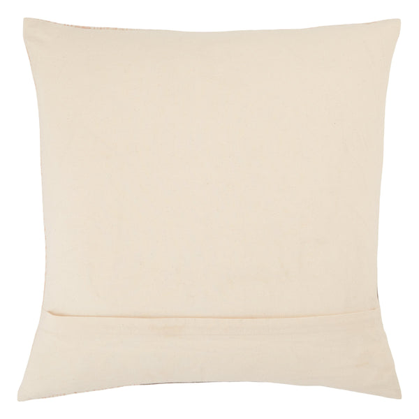 Jaipur Living Vibe by Jaipur Living Ayami Hand Embroidered Cotton Tribal Throw Pillow for Boho Rooms Light Pink / Gray Down PLW103639