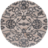 Safavieh Anatolia 401 Hand Tufted Transitional Rug Beige / Black Polyester Pile