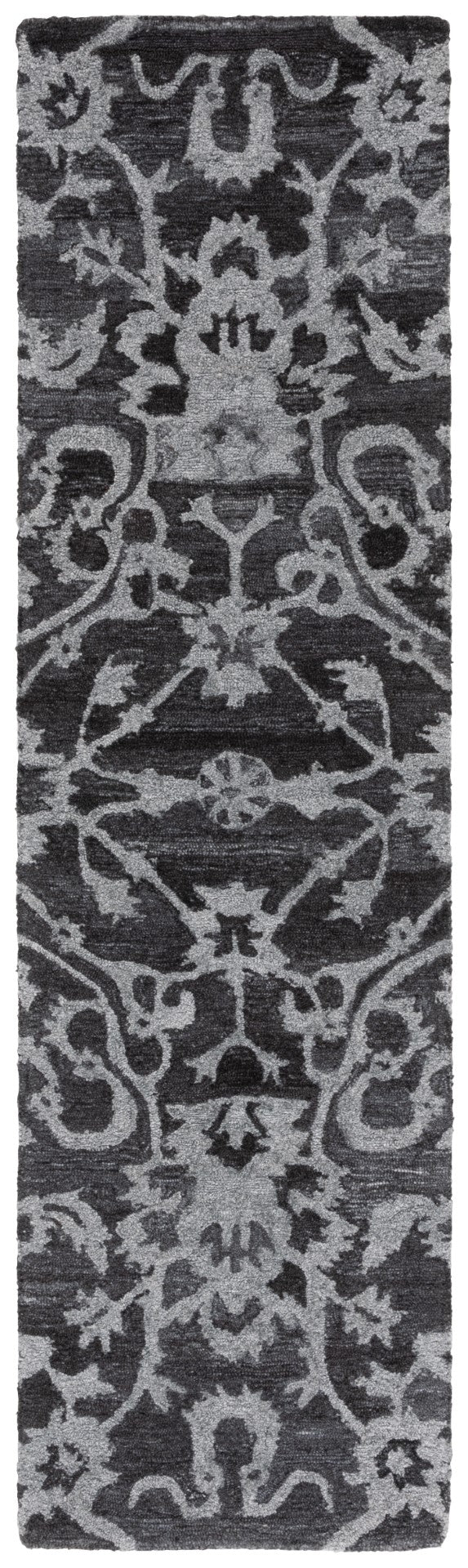 Safavieh Anatolia 401 Hand Tufted Transitional Rug Grey Polyester Pile
