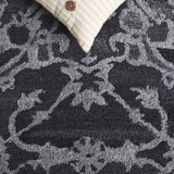 Safavieh Anatolia 401 Hand Tufted Transitional Rug Grey Polyester Pile