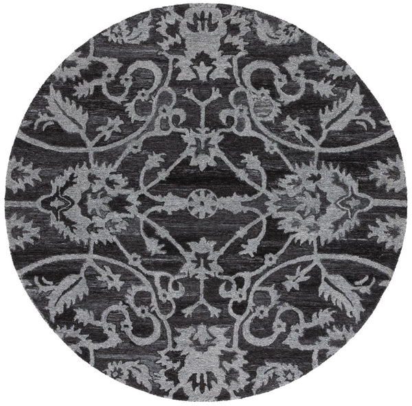 Safavieh Anatolia 401 Hand Tufted Transitional Rug Grey Polyester Pile
