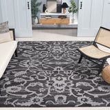 Safavieh Anatolia 401 Hand Tufted Transitional Rug Grey Polyester Pile