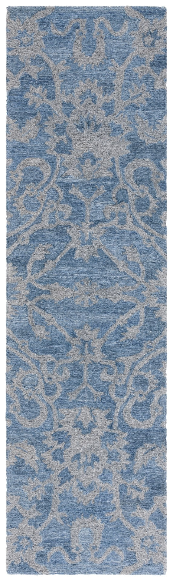 Safavieh Anatolia 401 Hand Tufted Transitional Rug Blue / Grey Polyester Pile