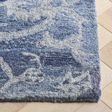 Safavieh Anatolia 401 Hand Tufted Transitional Rug Blue / Grey Polyester Pile