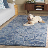 Safavieh Anatolia 401 Hand Tufted Transitional Rug Blue / Grey Polyester Pile