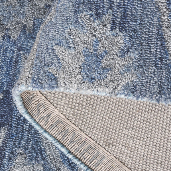 Safavieh Anatolia 401 Hand Tufted Transitional Rug Blue / Grey Polyester Pile