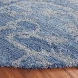 Safavieh Anatolia 401 Hand Tufted Transitional Rug Blue / Grey Polyester Pile