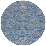 Safavieh Anatolia 401 Hand Tufted Transitional Rug Blue / Grey Polyester Pile