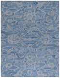 Safavieh Anatolia 401 Hand Tufted Transitional Rug Blue / Grey Polyester Pile