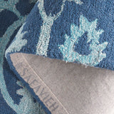 Safavieh Anatolia 401 Hand Tufted Transitional Rug Navy Polyester Pile