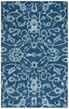 Safavieh Anatolia 401 Hand Tufted Transitional Rug Navy Polyester Pile