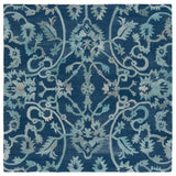 Safavieh Anatolia 401 Hand Tufted Transitional Rug Navy Polyester Pile