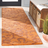 Safavieh Anatolia 401 Hand Tufted Transitional Rug Rust Polyester Pile