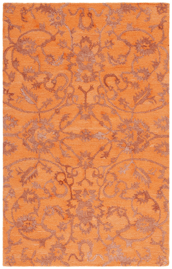 Safavieh Anatolia 401 Hand Tufted Transitional Rug Rust Polyester Pile