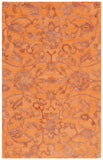 Safavieh Anatolia 401 Hand Tufted Transitional Rug Rust Polyester Pile