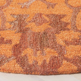 Safavieh Anatolia 401 Hand Tufted Transitional Rug Rust Polyester Pile