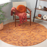 Safavieh Anatolia 401 Hand Tufted Transitional Rug Rust Polyester Pile