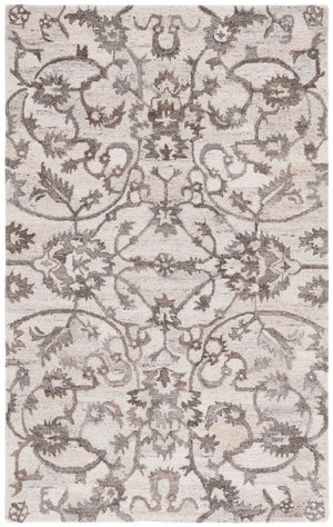 Safavieh Anatolia 401 Hand Tufted Transitional Rug Ivory / Brown Polyester Pile
