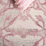 Safavieh Anatolia 401 Hand Tufted Transitional Rug Light Pink Polyester Pile