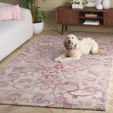 Safavieh Anatolia 401 Hand Tufted Transitional Rug Light Pink Polyester Pile