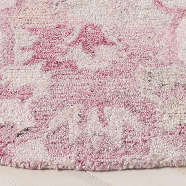 Safavieh Anatolia 401 Hand Tufted Transitional Rug Light Pink Polyester Pile