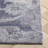 Safavieh Anatolia 401 Hand Tufted Transitional Rug Violet / Purple Polyester Pile