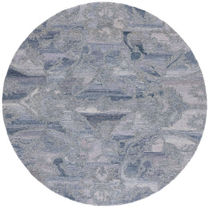 Safavieh Anatolia 401 Hand Tufted Transitional Rug Violet / Purple Polyester Pile