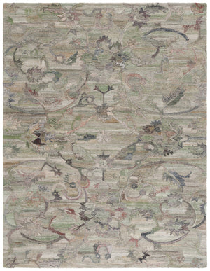 Safavieh Anatolia 401 Hand Tufted Transitional Rug Sage / Beige 90% Polyester, 10% Wool