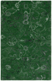 Safavieh Anatolia 401 Hand Tufted Transitional Rug Dark Green Polyester Pile