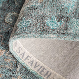 Safavieh Anatolia 402 Hand Tufted Modern Rug Teal / Brown Polyester Pile