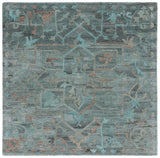 Safavieh Anatolia 402 Hand Tufted Modern Rug Teal / Brown Polyester Pile