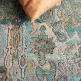 Safavieh Anatolia 403 Hand Tufted Modern Rug Teal / Green Polyester Pile