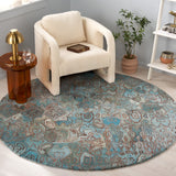 Safavieh Anatolia 403 Hand Tufted Modern Rug Teal / Green Polyester Pile